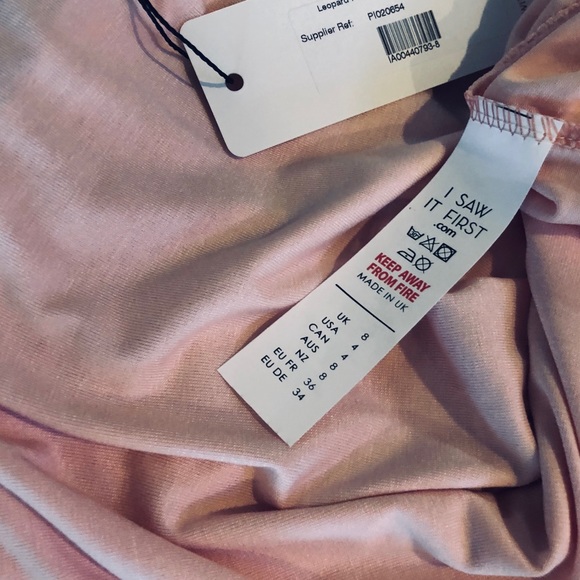 Blush-Pink Leopard-Trimmed Tee! What a Blast! 🐆 - Picture 6 of 13